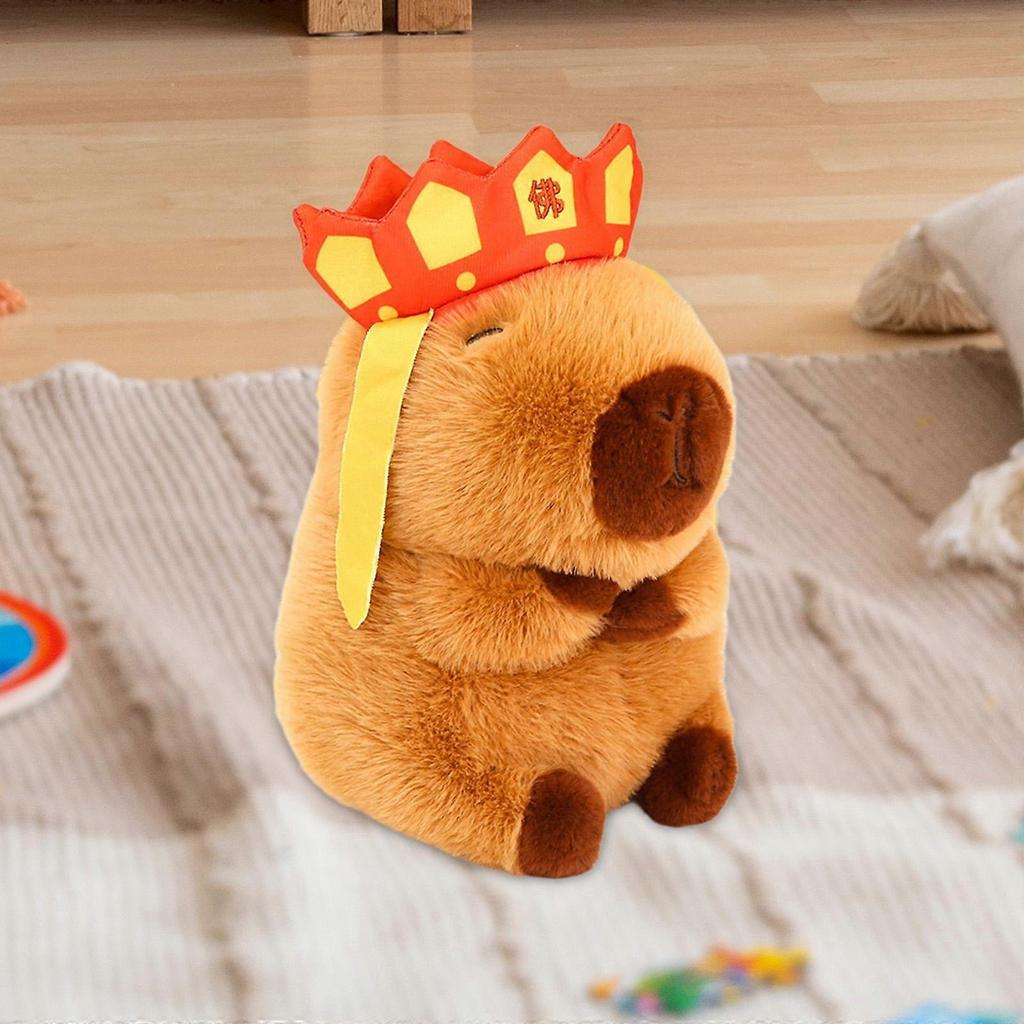 Capybara Stuffed Toy Plush Capybara Doll Cartoon Realistic Stuffed Animal