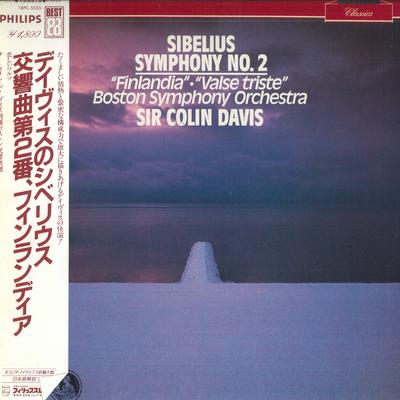 LP Record JEAN SIBELIUS - SIR COLIN DAVIS, BO - Symphony No. 2 ? Finlandia ? Valse  4166731 Philips 1987 Europe Classical Used
