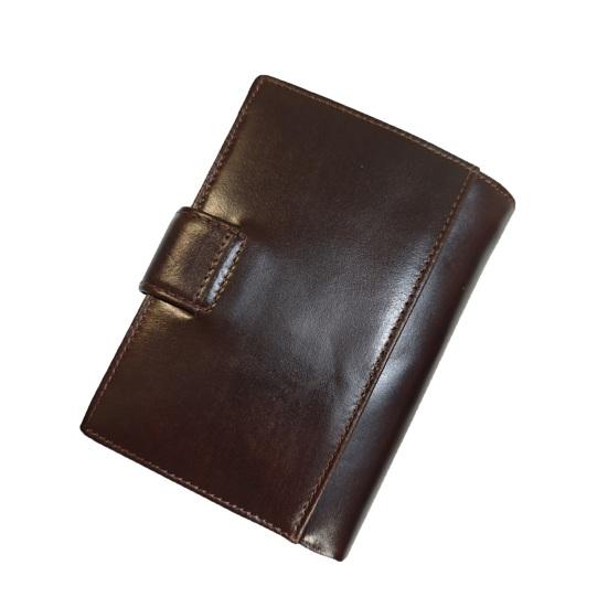 Men Faux Leather Wallet RFID Blocking Bi-fold Short Wallet Minimalist Slim Vintage Front Pocket Anti-Theft Credit Card Holder