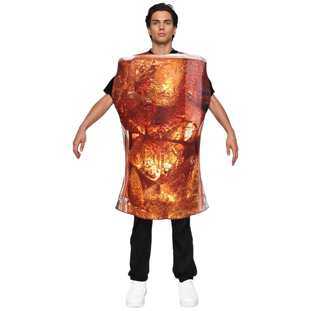 

Веселый пивной костюм для косплея для взрослых Adult One Size янтарь