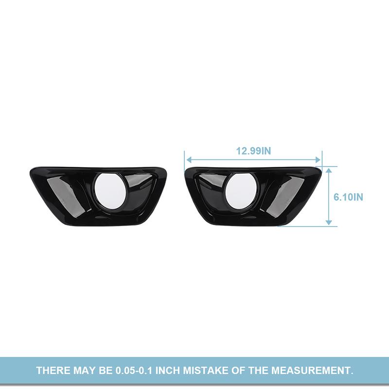 BAWA Car Front Fog Light Decoration Cover For Chevrolet Colorado 2014 2015 2016 2017 2018 Light Lamp Exterior Accessories