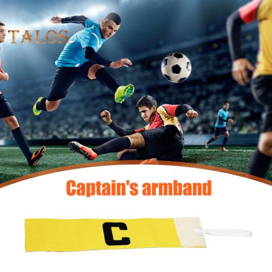 Elastiskt Fotboll Kaptensarmband Nylon Justerbart Spelarband för Ungdom och Vuxen Fotboll Basket Armband Lag Sport Tillbehör