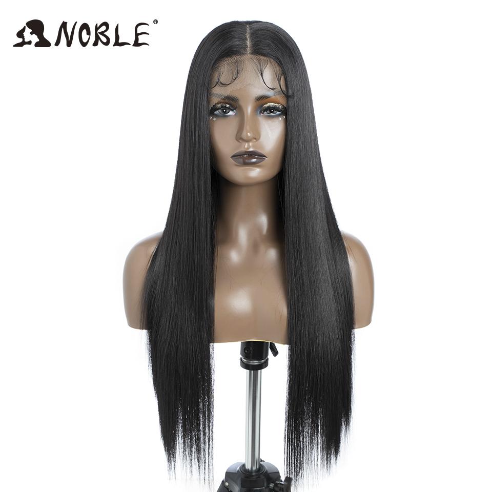 Noble Synthetic Lace Front Wig 30Inch 13X7 Straight Lace Wig Blonde Ombre Glueless Wigs For Women Cosplay Lace Wig Synthetic