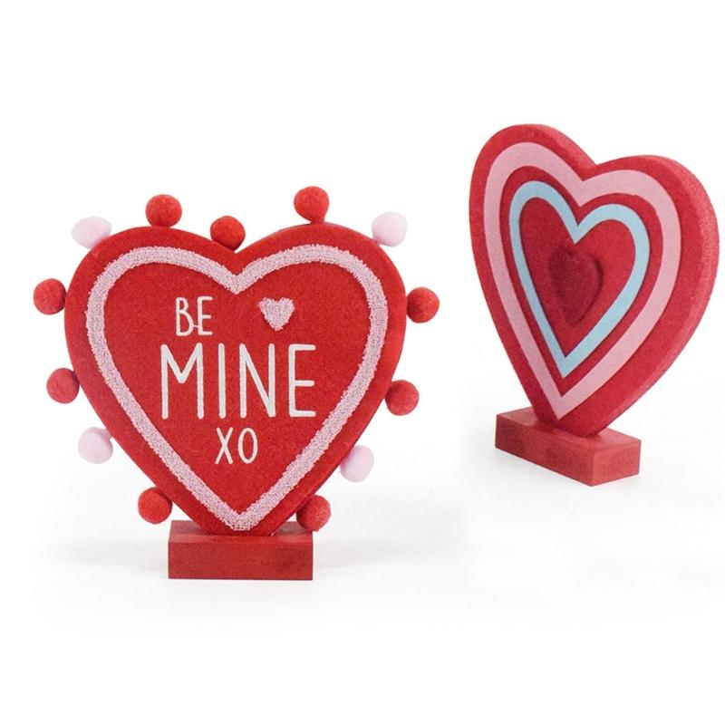 Eye catching Heart Desktop Decoration Delicate Heart Item Tabletop Accessory For Holiday And Party Decorations