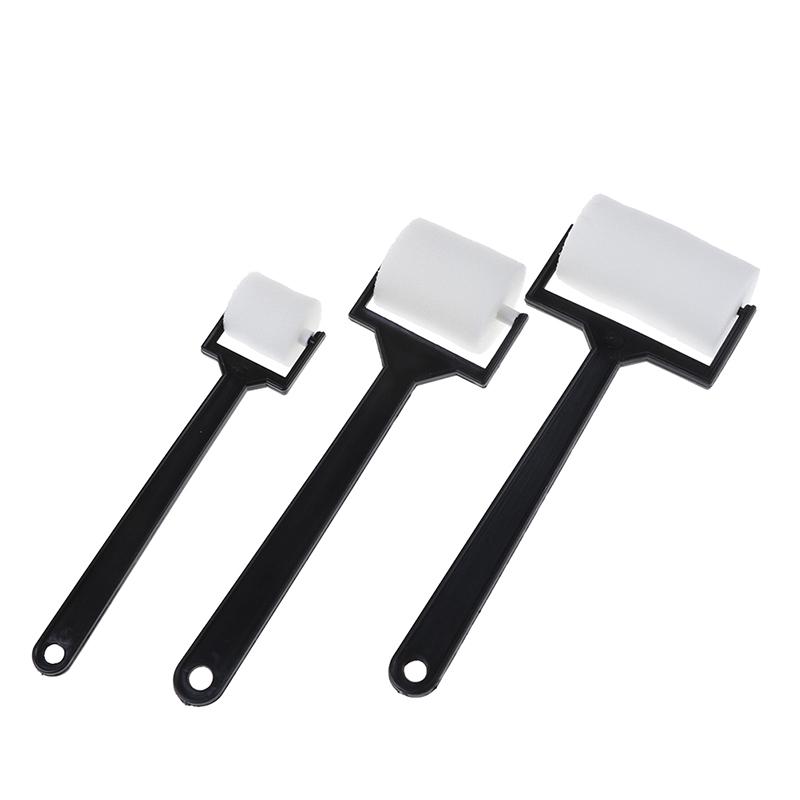 3Pcs White Sponge Paint Brushes Children Graffiti Roller Stamp Kids Painting Toy