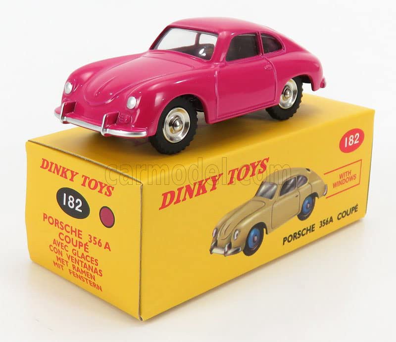 

DINKY TOYS Scale Porsche 356A Coupe 1960 Pink Dinky Reproduction Diecast Model Car 1/43 розовый