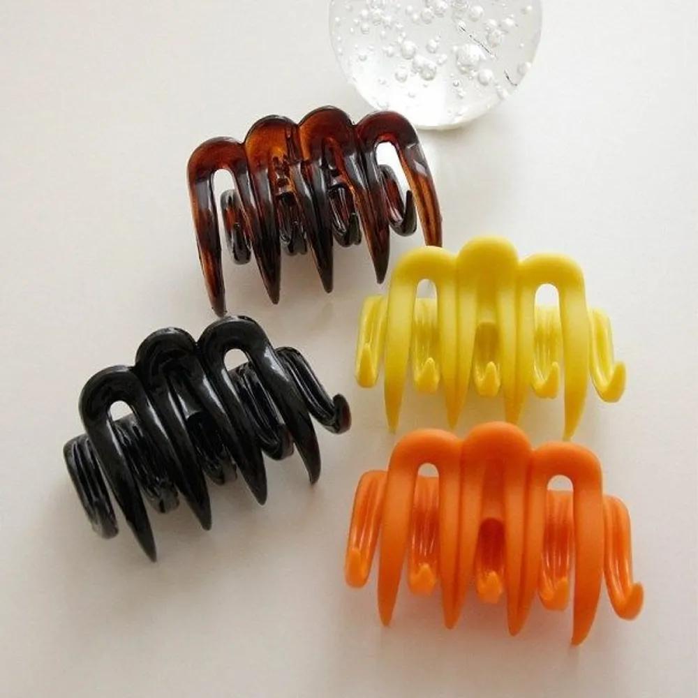 bydaisy Zigzag Cellulose Small Hair Clip Bh0871 brown