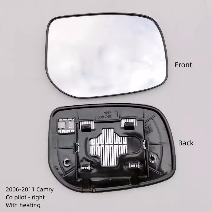 For  Toyota 2006-2022  Camry  Rearview Mirror Lens  Reversing Mirror Lens  Reflector Lens  With Heating 06-11Camry Right