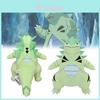 Adorable 12-inch Tyranitar Plush Toy Soft And Cuddly Anime Monster Doll With Tag