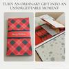 Christmas Gift Card Booklet Handmade Merry Christmas Gift Card Book Pull-out Design DIY Wow Card Holder Keepsake Gift for Holiday Xmas Party