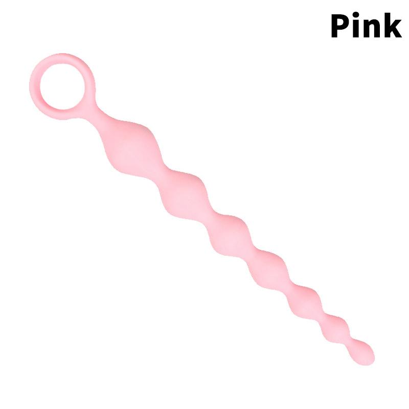 20.7cm 18+ Adult Women Men Couple Flirt Gay Erotic SM Sex Toys Silicone Anal Beads Prostate Stimulator Ball Butt Plug Anal Plug