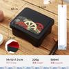 Bento Box Giapponese Scatola per Sushi Contenitori per Alimenti Vassoio da Portata Contenitore per Meal Prep Scatola per Snack Scolastica per Bambini con Coperchio