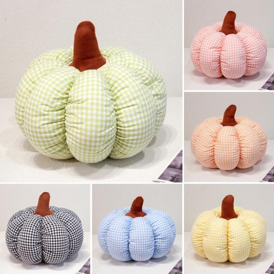 Cuscino a Zucca Decorazione Autunnale Halloween Cuscini Morbidi in Peluche Cuscino Morbido per Divano Camera da Letto Regali Autunnali del Ringraziamento
