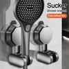 Adjustable Shower Head Holder Suction Cup Type Relocatable Handheld Sprayer Support Wall Mounted Showerhead Bracket