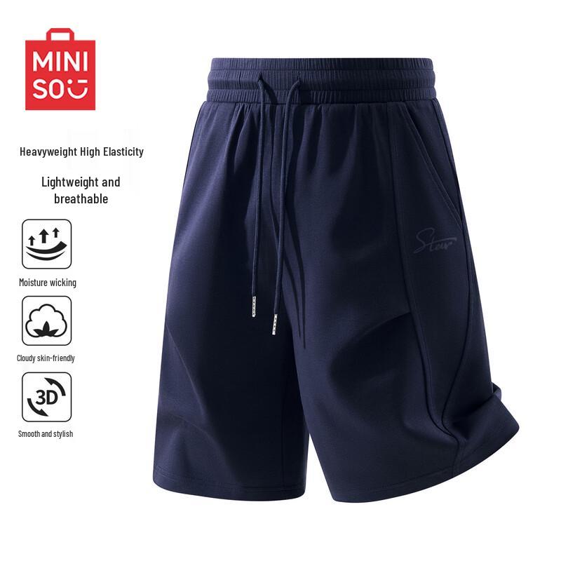 MINISO Men s American Style Relaxed Fit Shorts L
