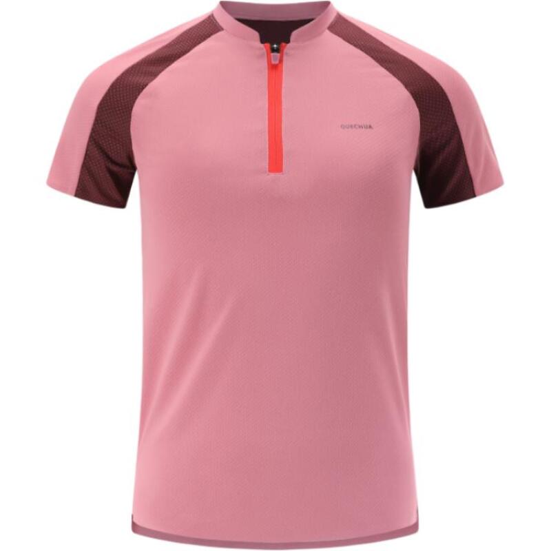 

DECATHLON QUECHUA MH550 Lightweight, Breathable, Sweat-Wicking, Quick-Drying Short Sleeve T-Shirt Pink Teen 161-172 розовый