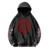 Anime Hellsing Manga Print Hooded Men Women Washed Cotton Hoodies Harajuku Streetwear Hip Hop Sweatshirt Comfortable Pullover