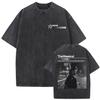 The Weeknd XO Tour Vintage Washed T Shirt Men's Women Pop Music Short Sleeve T-Shirts Rap Hip Hop Gothic Clothing T-shirts