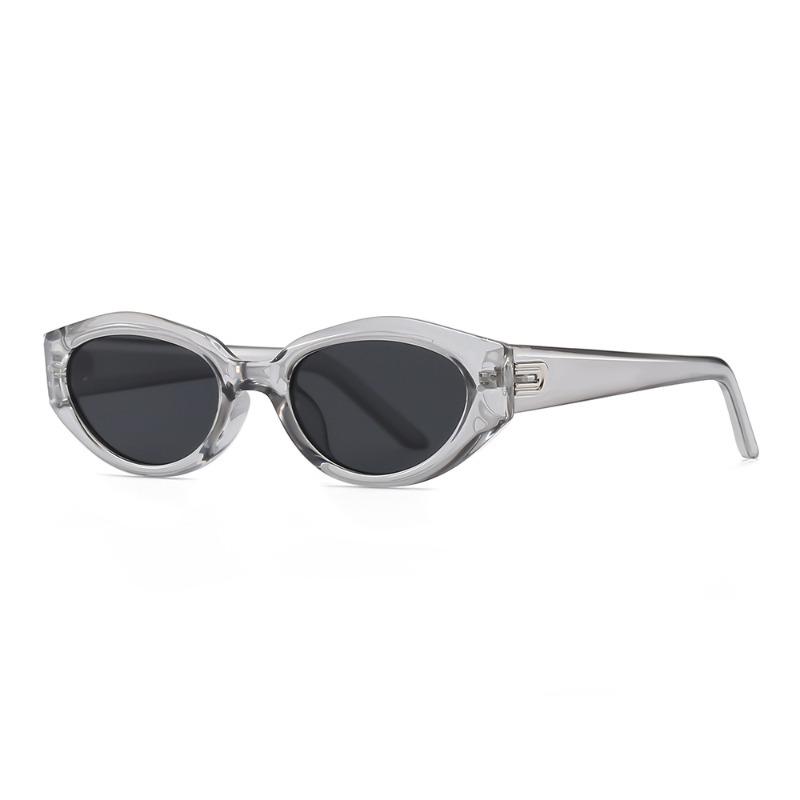 Fashionable Retro Cat Eye Sunglasses Unisex Uv Protection Trendy Eyewear Ladies' High-End Sensation Men'S Style Accessories