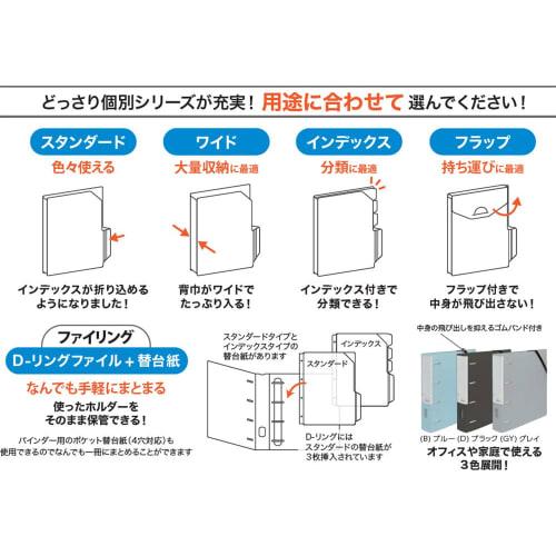 Nakabayashi Clear File Individual Holder Standard 10 Pieces 67294