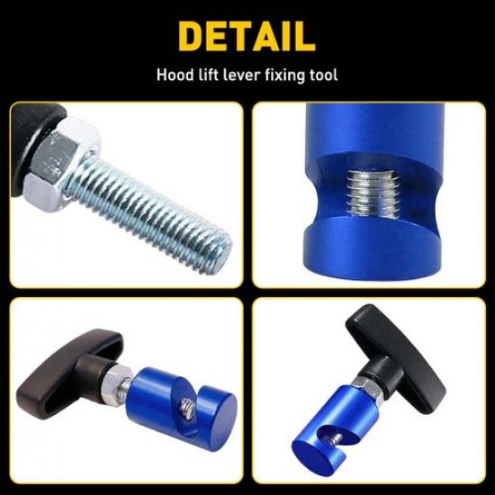 Hood Automotive Lift Rod Support Clamp Shock Prop Strut Stopper Retainer Tool