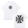 West Coast Choppers T-Shirt Vintage Gewaschen Biker Ästhetik Unisex Oversized Rundhals Baumwolle Gothic Kurzarm T-Shirts Heiß