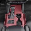 For Toyota Land Cruiser 250 LC250 Prado 2024 + Car Styling Center Console Front Water Cup Pad Gear Shift Storage Box Interior