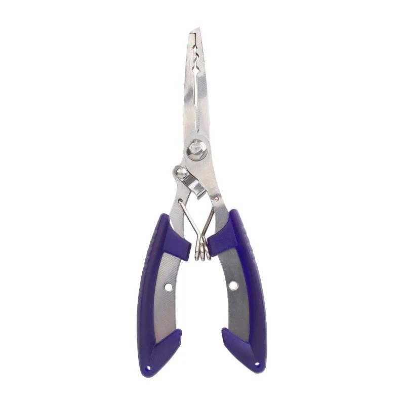 Stainless Steel Fishing Pliers Braid Line Lure Cutter Hook Remover Fish Tongs Multifunctional Fishing Scissors Fishing Equipment
