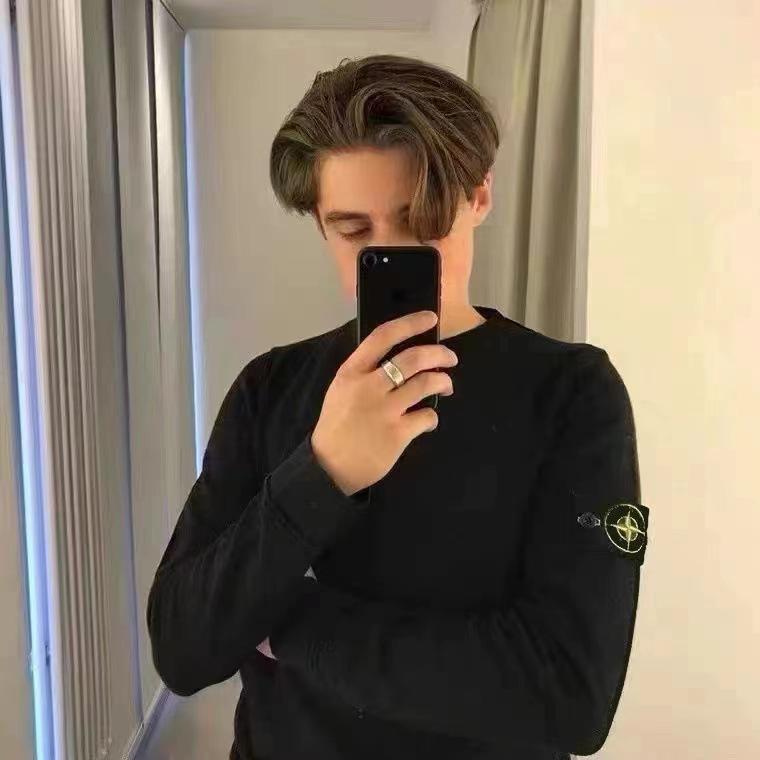 Stone Island Basic Badge Unisex Crewneck Fleecová mikina