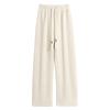 Lamb wool chenille wide-leg pants women's autumn and winter 2025 new casual piled thickened cotton pants corduroy pants