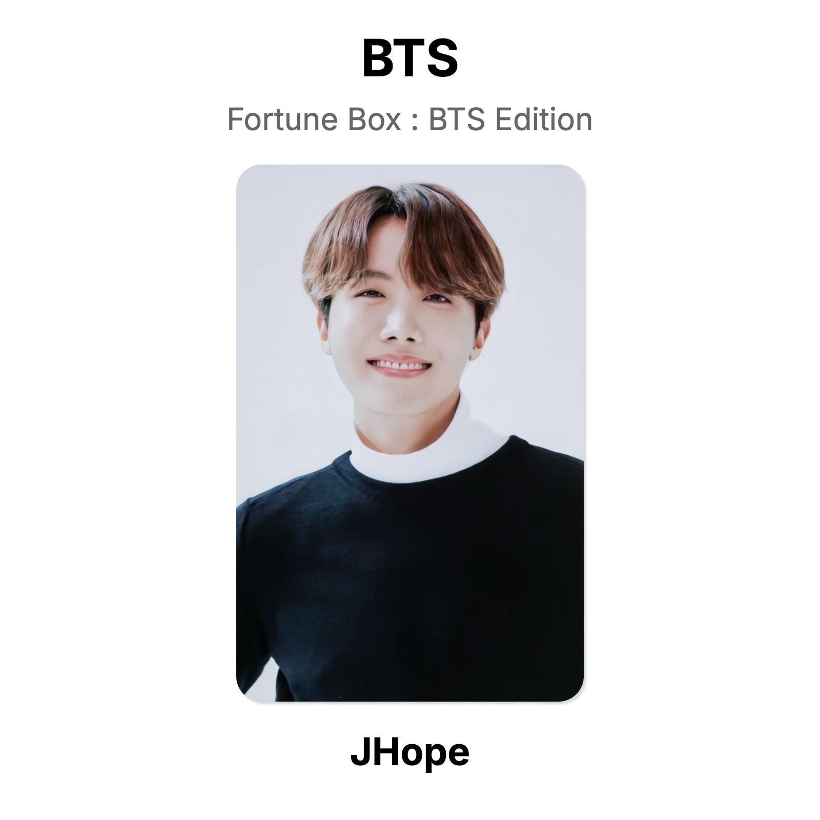 BTS Коробка удачи : Официальная фотокарточка BTS Edition J-Hope