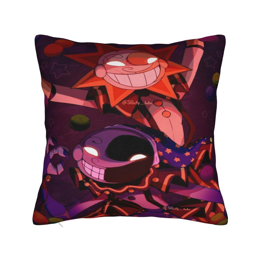 Home Decor FNAF five nights Pillowcase Merch  Pillow Covers Zippered Multi Size
