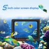 5-inch alarm visual fish finder, ultra clear AHD digital signal underwater fishing camera, 4K image quality for recording
