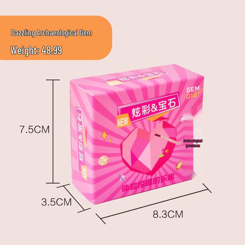 Gem Surprise Blind Box: Children's DIY Archaeological Treasure Hunt