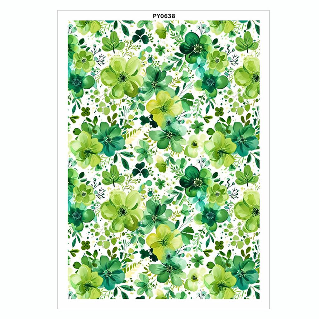 Festive Water Transfer Decals Set For Patrick's Themed Parties With Strong Adhesion And Sturdy Material