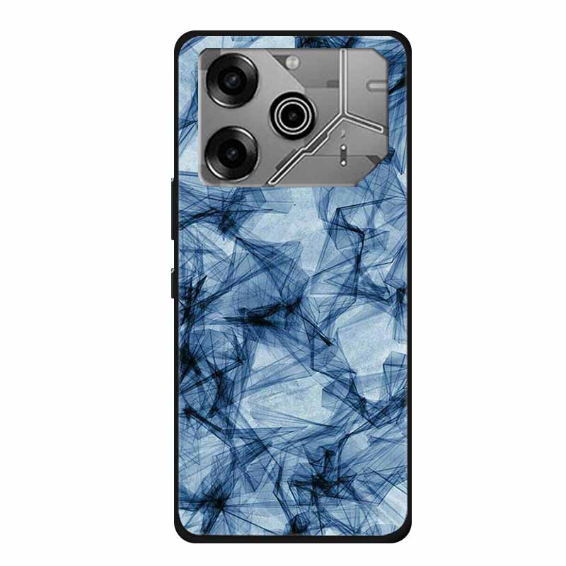For Tecno Pova 6 Pro Case Marble TPU Silicone Soft Back Cover Phone Cases for Tecno Pova6Pro 5G LI9 Protector Mica Painted Coque