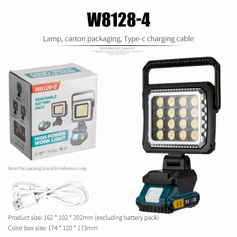 LED Multi-Functional Portable Camping Light Outdoor Emergency Night Market Stall Courtyard Lighting Battery Powered IPX5
