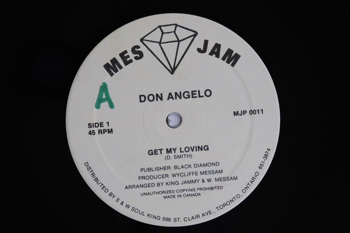 

12inch Record ROBERT FRENCH DON ANGELO Youth Man Get My Loving MJP0011 MES JAM 1987 Canada Reggae Ska Dub Used