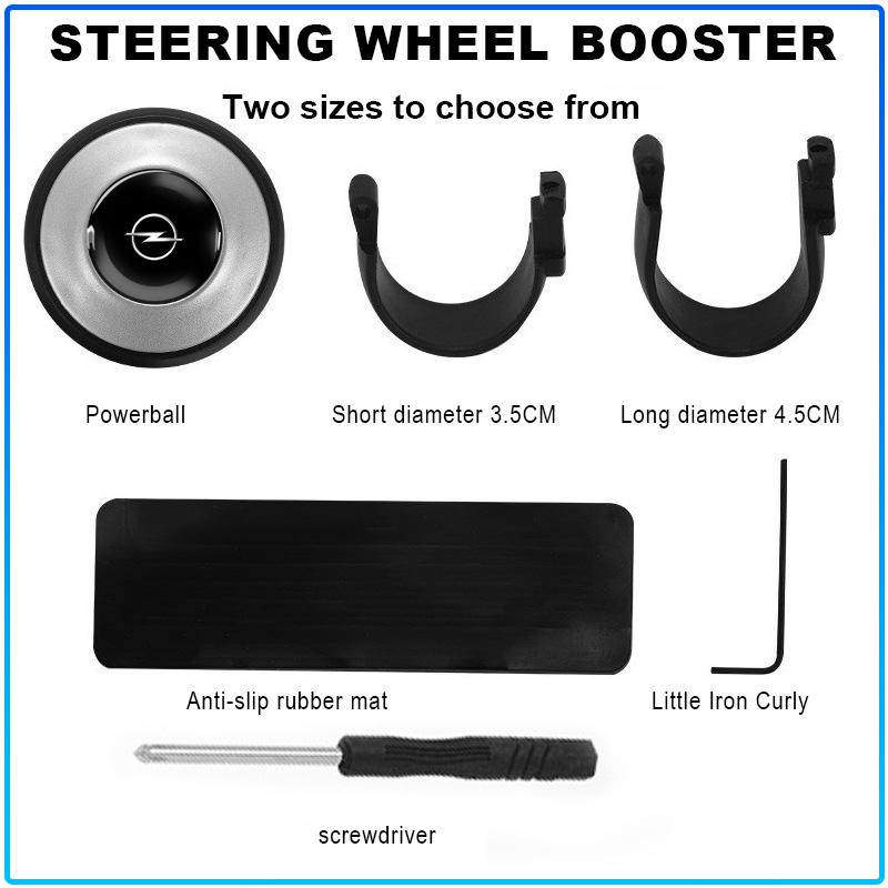 1pc Car Steering Wheel Booster Ball Labor Saving Turning Car Accessories Auto For Opel Astra H G J Insignia Mokka Zafira Corsa Vectra B C D