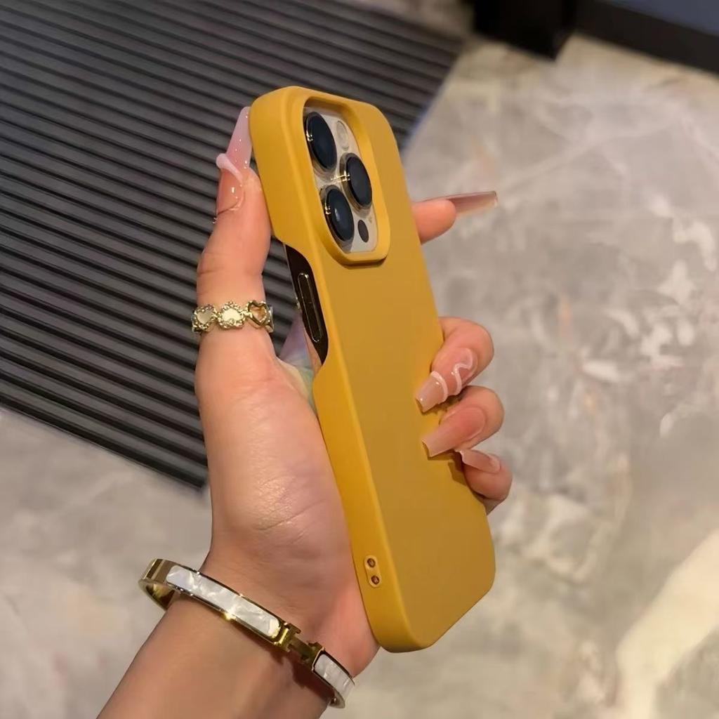 Solid Color Semi-enclosed Frosted Case for IPhone 17 Pro Max, Shockproof Phone Case, Soft Protective Case for Apple 12 Pro