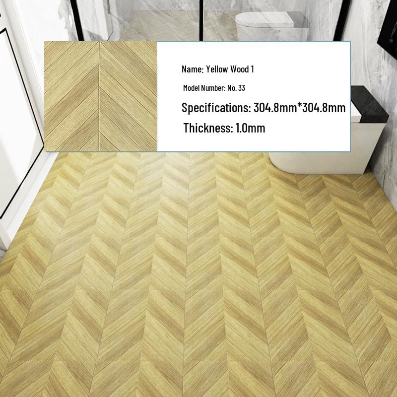 PVC Self-Adhesive Waterproof Stone Plastic Floor Sticker for Bathroom and Kitchen