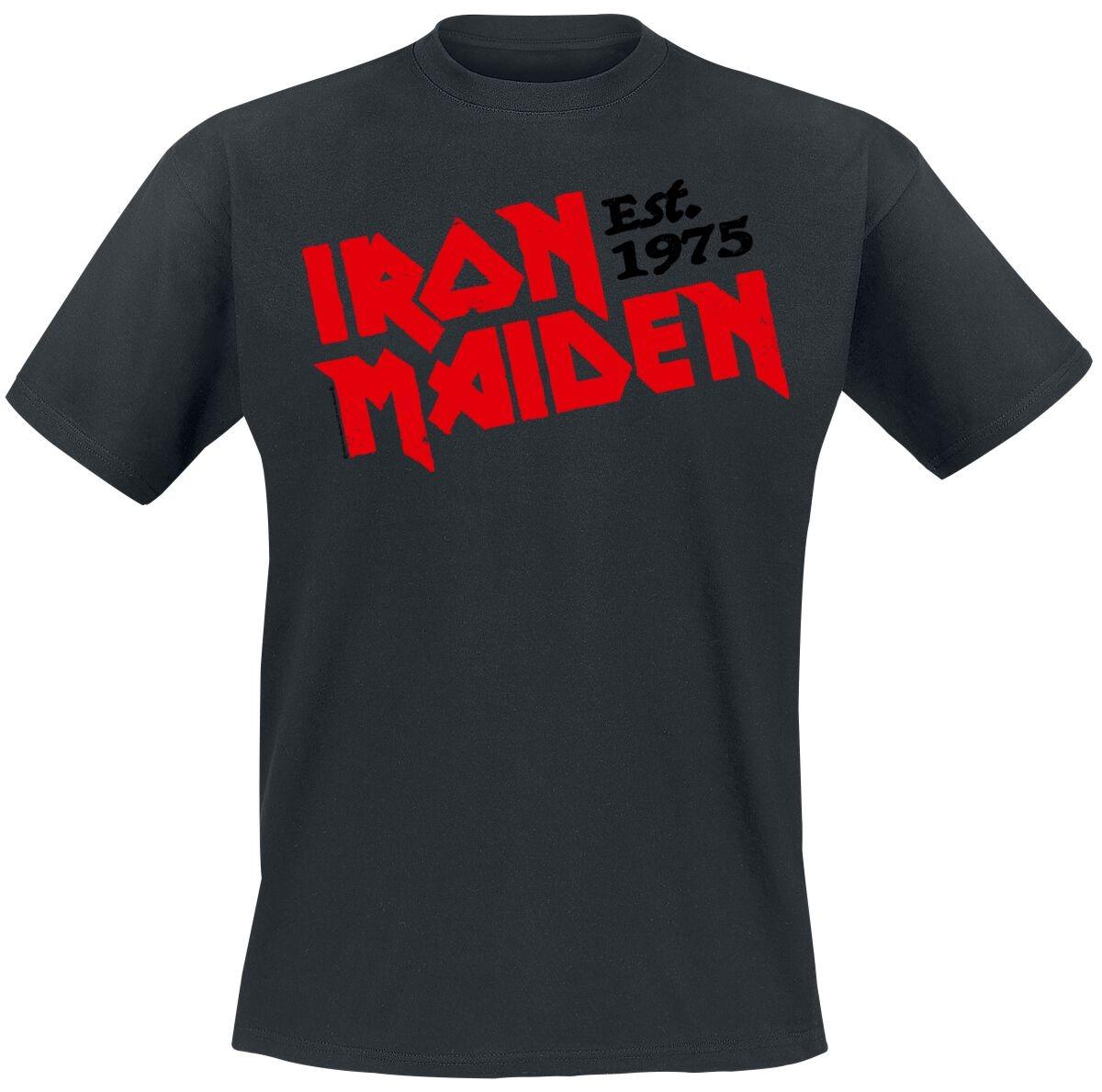 Футболка Iron Maiden Eddie Neon Est.1975 для поклонников хэви-метала, которые любят культовый дизайн группы в повседневной одежде S