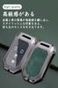 Ontto Suzuki Key Case, Key Cover, Key Holder, Alloy + Leather, Stylish, Jimny, Spaci,