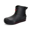 Fashion Snow Warm Thick Rain Boots, Kitchen Waterproof and Anti Slip Rain Shoes, Men's Fashionable and Wear-resistant Water Shoes