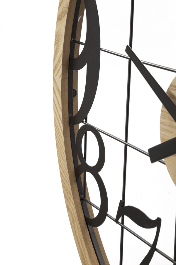 Wanduhr Zahlen Ø 60X2,5 cm