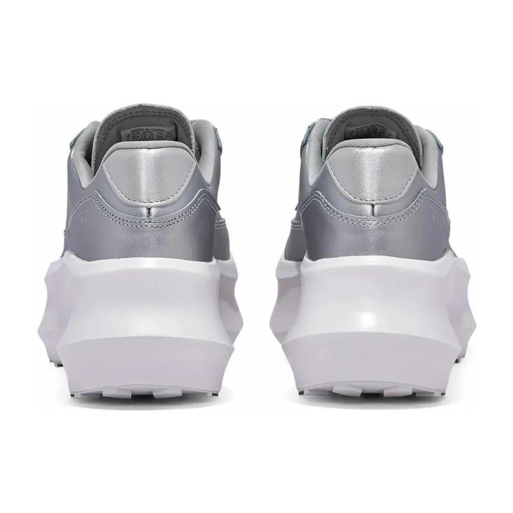 Comme Des Garçons X Salomon SR811 Leather Thick Sole Sports Wearable Breathable Height Increasing Low Top Casual Shoes Women sneaker Silver 474728