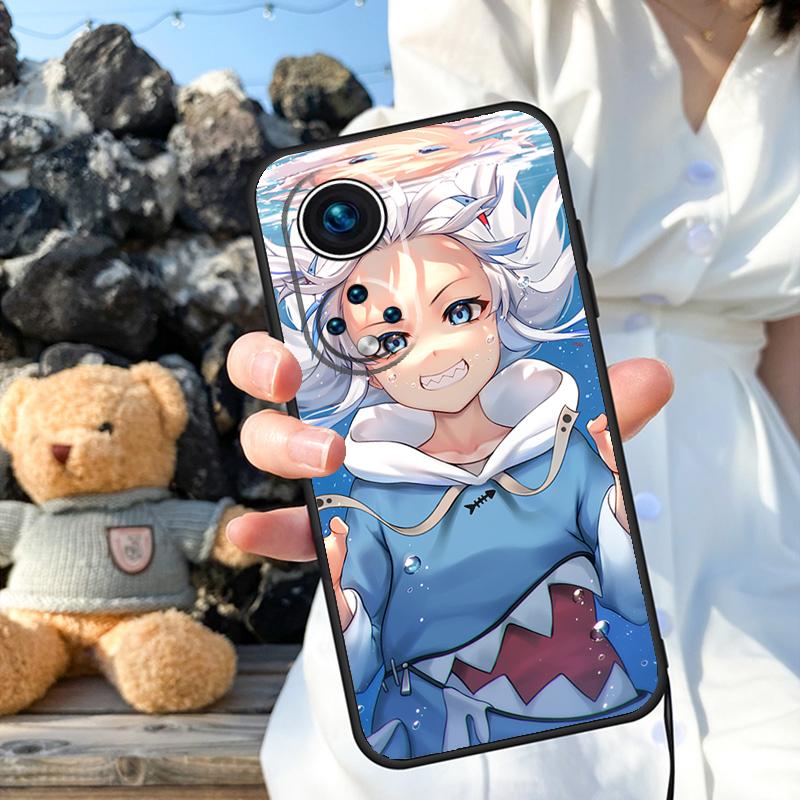 Gawr Gura Hololive Girl Case For Honor Magic 7 5 6 8 Pro 200 400 50 70 90 Lite X9a X9b X9c X9d X8b X8c Win RT Cover