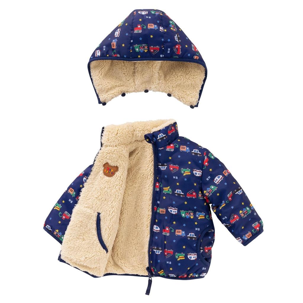 Miki House Hot Biscuits Boys and Navy Jumper, Girls, Blue, 100cm, 73-3706-493