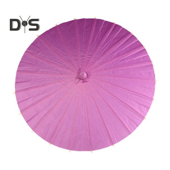 20/30/40/60/85CM Colorful Paper Umbrella Chinese Style DIY Crafts Decorative Oil-paper Painting Umbrella Bamboo Handle Oriental Parasol Party Favors