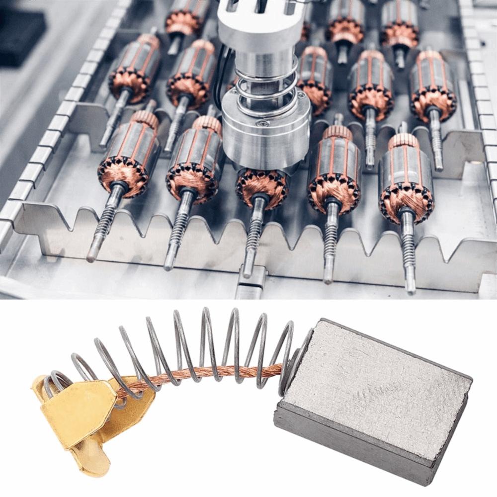 20pcs Durable Material Motor Carbon Brush 6x10x17mm Size Conductive Carbon Brush  For Angle Grinder